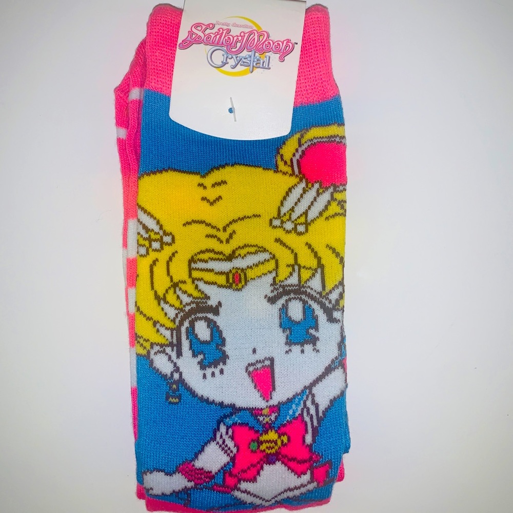 Sailor Moon Crystal Crew Socks NWT